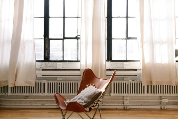 Leather-Clad Leisure Chair 1